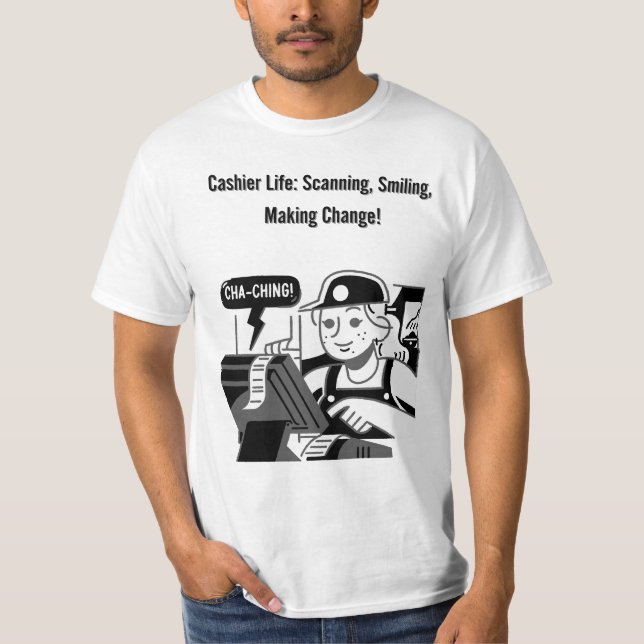 Kassenleben T-Shirt (Vorderseite)