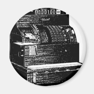 Kassenregister Magnet