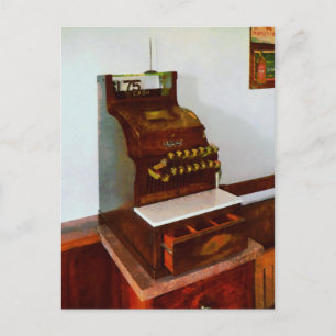 Kassenregister Postkarte
