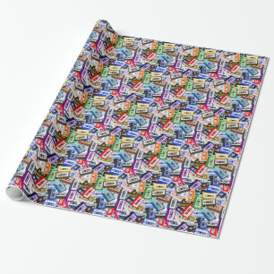 Kassettbänder Geschenkpapier