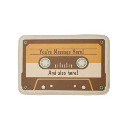 Kassette für benutzerdefinierte Nachrichten Badematte