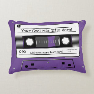 Kassette, Mix Tape, Retro-Geschenk, Personalisiert Dekokissen