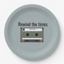 Kassette, Mixed Tape Pappteller