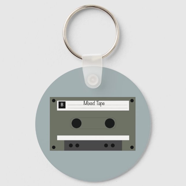 Kassette, Mixed Tape Schlüsselanhänger (Vorderseite)