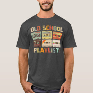 Kassette Musik 80er Retro Old School Playlist re T-Shirt