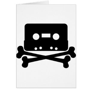 Kassette Piratenflagge