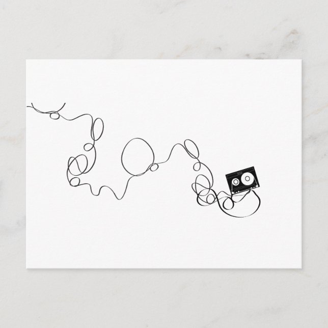 Kassette Postkarte (Vorderseite)