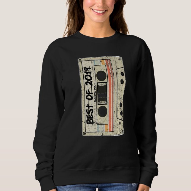 Kassette Retro Best of 2019 Sweatshirt (Vorderseite)