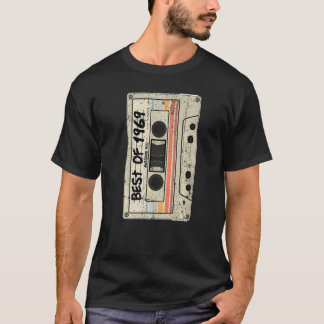 Kassette Tape Retro Geburtstag Geboren 1969 Best o T-Shirt