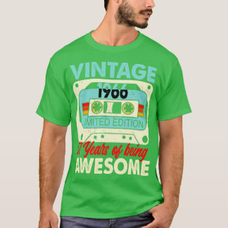 Kassette Vintage 1966 57 Jahre großartig sein T-Shirt