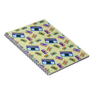 Kassette Vintagen alten Platten Notizblock