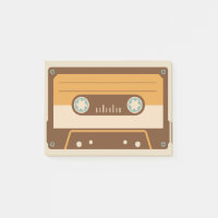 Kassetten-Band-illustrierte Post-Itanmerkungen