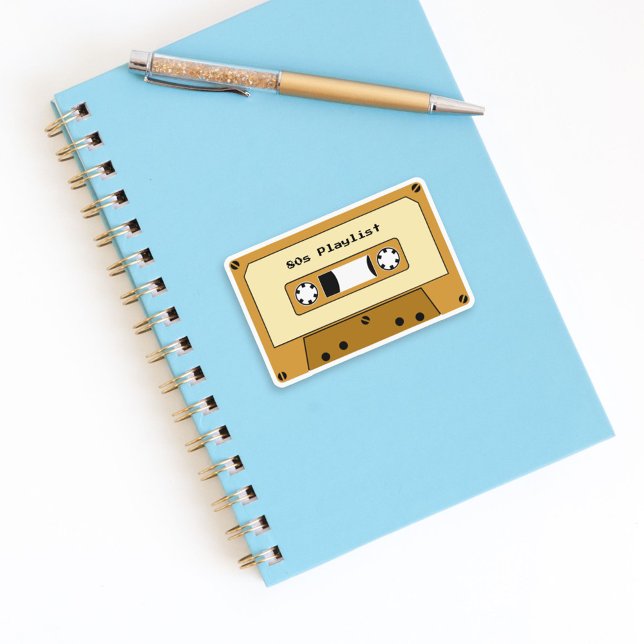 Kassettenaufkleber Aufkleber (Cassette Tape Sticke)