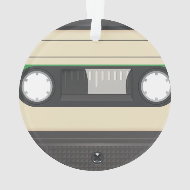Kassettenband Ornament (Rückseite)