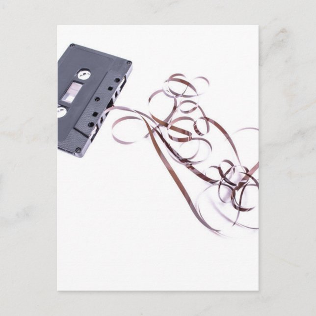 Kassettenband Postkarte (Vorderseite)