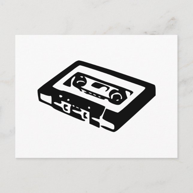 Kassettenband Postkarte (Vorderseite)