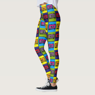 Kassettenband Retro 90er Pop Art Leggings