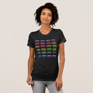 KASSETTENBÄNDER RETRO-MUSIKLIEBHABER T-Shirt