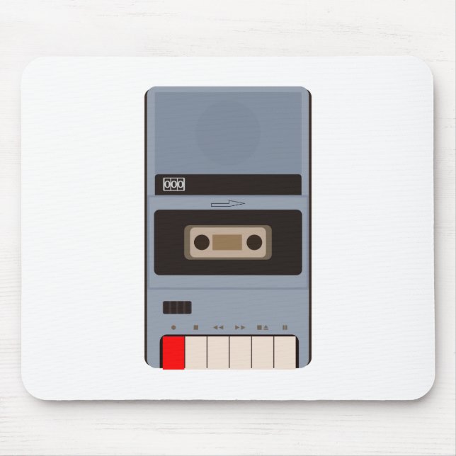 Kassettenrekorder Mousepad (Vorne)