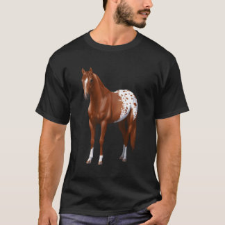 Kastanie Sorrel Blanket Appaloosa Pferd T-Shirt