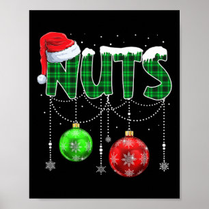 Kastanien-Abgleich Kastanien Lustiges Weihnachten- Poster