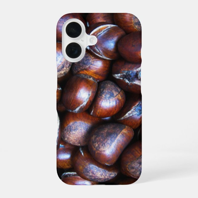 Kastanien iPhone 16 Hülle (Rückseite)