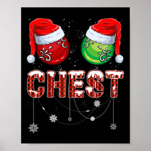 Kastanien Matching Family Fun Brustkerne Weihnacht Poster