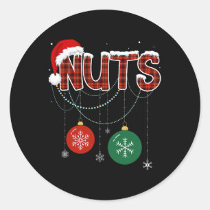 Kastanien Matching Family Fun Paare Brustkerne C Runder Aufkleber