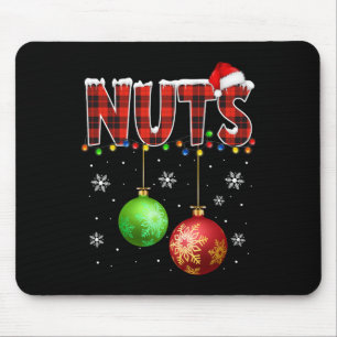 Kastanien Spaß Matching Paare Weihnachtsleuchten N Mousepad