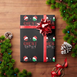Kastanien-Weihnachten-Matching-Weihnachts-Paare  Geschenkpapier