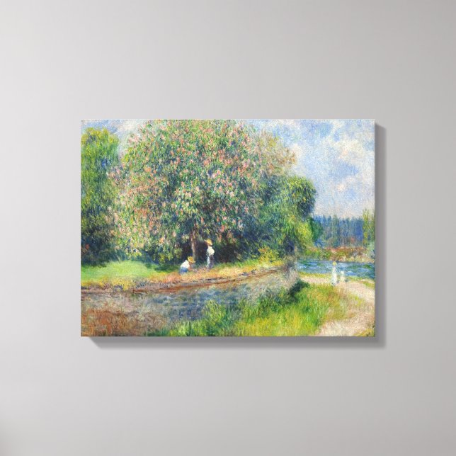 Kastanienbaum von Pierre Auguste Renoir Leinwanddruck (Vorderseite)