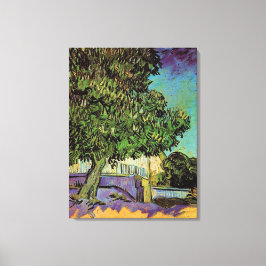 Kastanienbäume in Blossom, Vincent van Gogh. Leinwanddruck