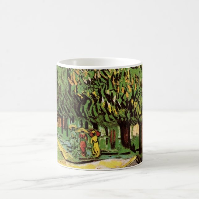 Kastanienbäume in Blossom von Vincent van Gogh Kaffeetasse (Mittel)