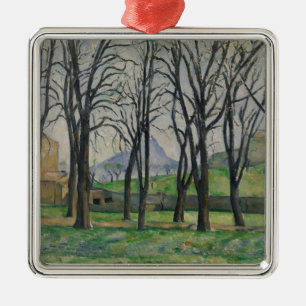 Kastanienbäume Pauls Cezanne   bei Jas de Bouffan Silbernes Ornament