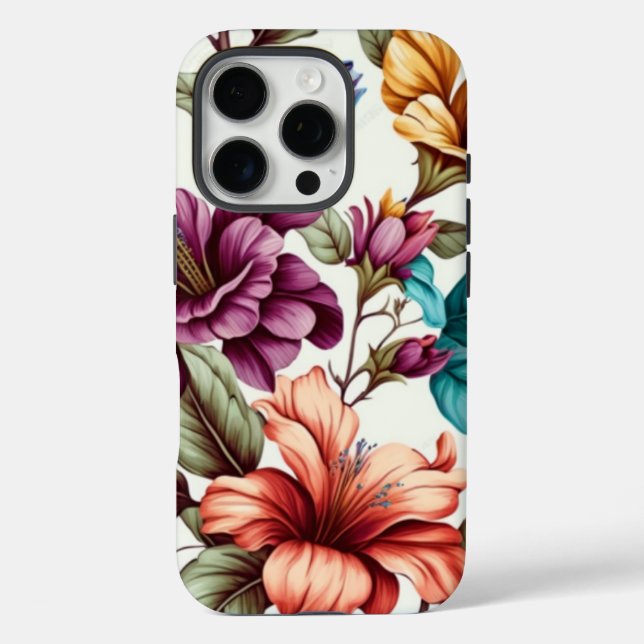 Kastanienblätter Muster Case-Mate iPhone Hülle (Rückseite)