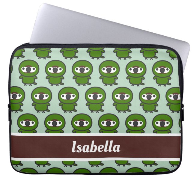 Kastanienbrauen Laptopschutzhülle (Vorderseite)