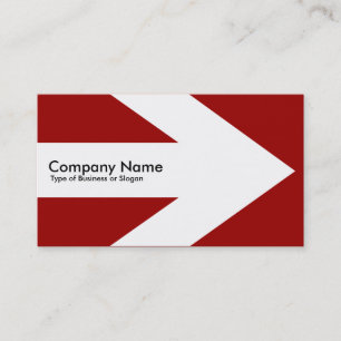 Kastanienbraun 990000 des Pfeil-v3 (weiß) - Visitenkarte