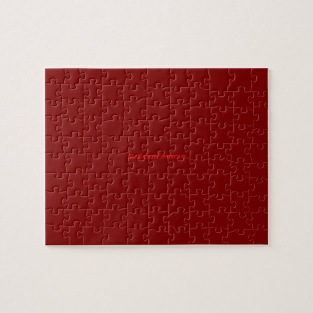 Kastanienbraun Puzzle (Horizontal)
