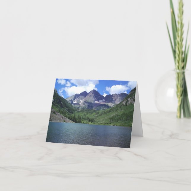 Kastanienbraune Bell Co Karte (Vorderseite)