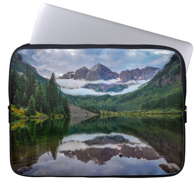 Kastanienbraune Bell Laptopschutzhülle (Vorderseite)