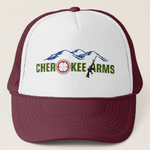 Kastanienbrauner Hut der Cherokee Arme Truckerkappe