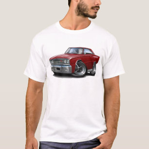Kastanienbraunes Auto 1967 Coronet Funktelegrafie T-Shirt