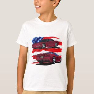 Kastanienbraunes Auto 1999-04 Korvette T-Shirt
