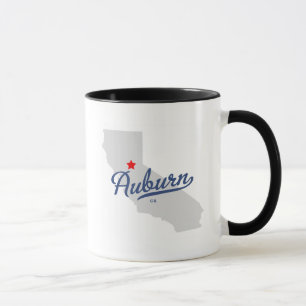 Kastanienbraunes Shirt Kaliforniens CA Tasse