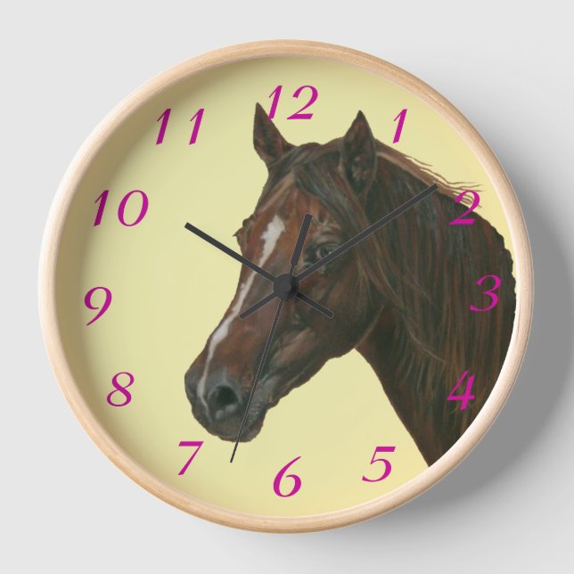 Kastanienmatte Uhr (Vorderseite)