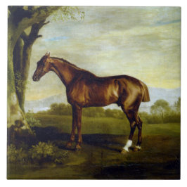 Kastanienrutsche in einer Landschaft (George Stubb Fliese