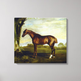 Kastanienrutsche in einer Landschaft (George Stubb Leinwanddruck