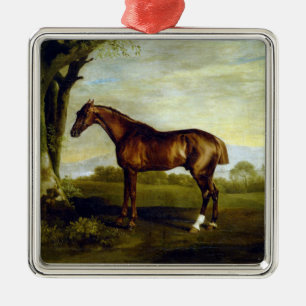 Kastanienrutsche in einer Landschaft (George Stubb Ornament Aus Metall