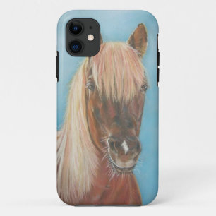 Kastanienstute mit pferdeartigem Kunstpferd der Case-Mate iPhone Hülle