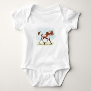 Kastanienübero Baby Strampler